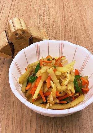 【大崎市】じゃがいものきんぴら【簡単】-レシピのメイン写真