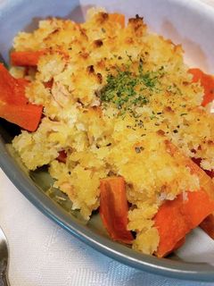 想像以上!かぼちゃのパン粉焼き-レシピのメイン写真