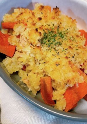 想像以上！かぼちゃのパン粉焼き-レシピのメイン写真