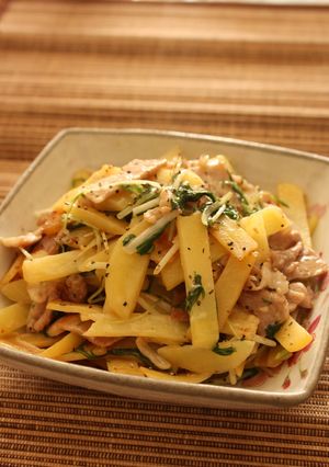 じゃがいもと豚肉のマヨ炒め☆-レシピのメイン写真
