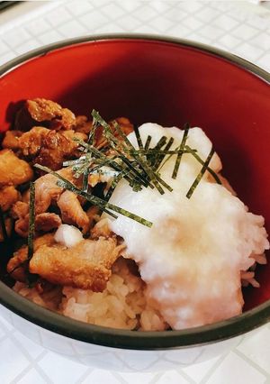 豚丼のとろろがけ-レシピのメイン写真