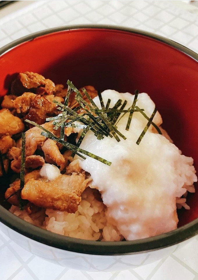 豚丼のとろろがけ-レシピのメイン写真