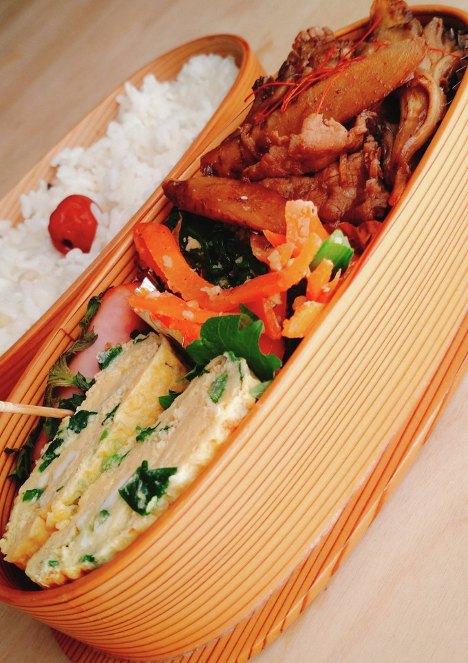 お弁当★牛肉とごぼうと舞茸の煮物★-レシピのメイン写真