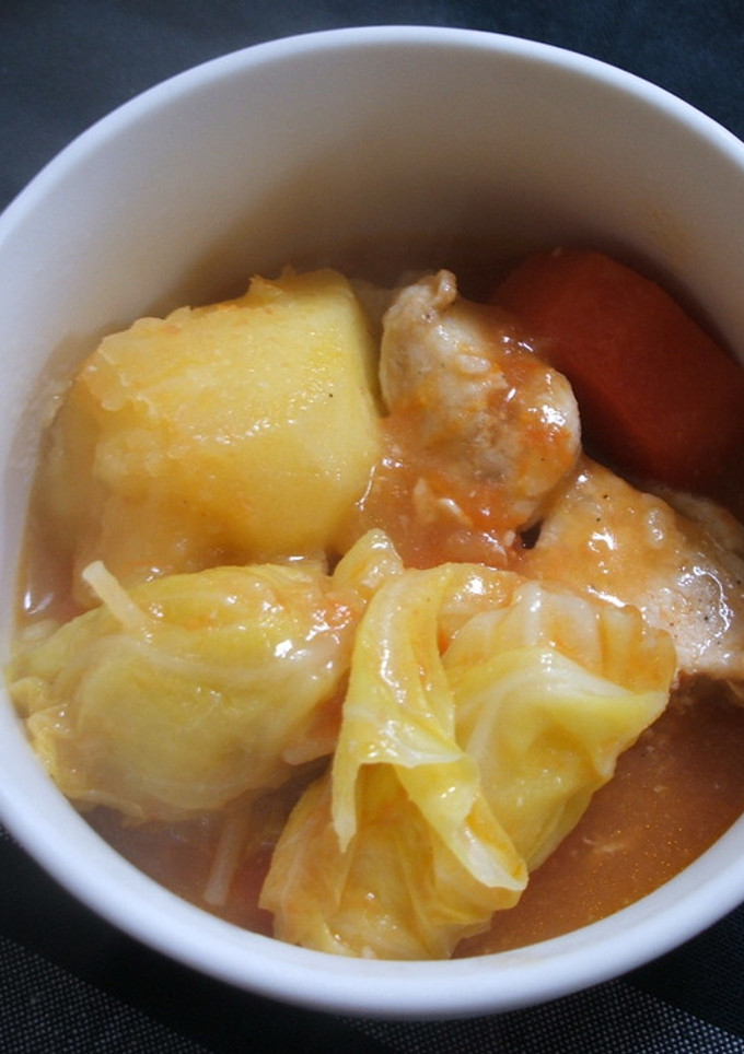 野菜ごろごろのトマト煮♪-レシピのメイン写真