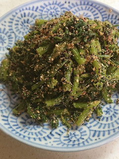春菊のごまとおかかとえごま和え-レシピのメイン写真