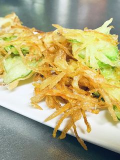 ブロッコリー茎のかき揚げ-レシピのメイン写真