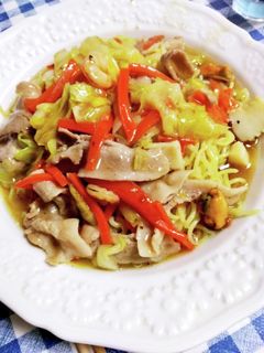 ワンパン海鮮あんかけ塩焼きそば-レシピのメイン写真