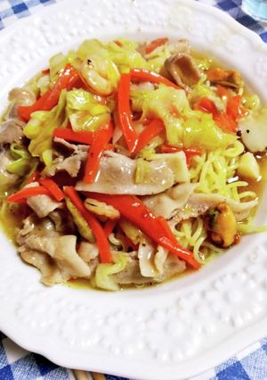 ワンパン海鮮あんかけ塩焼きそば-レシピのメイン写真