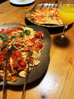 イカとトマトパスタ-レシピのメイン写真
