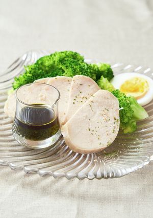 ロカボめし・サラダチキンとケールオイル-レシピのメイン写真