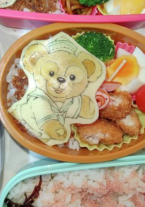 ダッフィー弁当～♪-レシピのメイン写真
