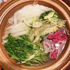 豆苗、大根とレタス、牛しゃぶ肉あっさり鍋-レシピのメイン写真
