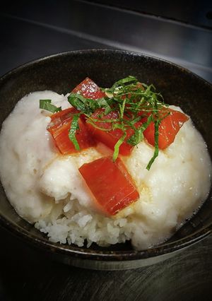 漬け鮪の山かけ丼!❨(@≧↺≦@)❩wノ-レシピのメイン写真