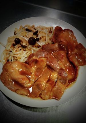 胡麻ダレ＆ぽん酢の豚焼き@≧↺≦@)❩ノ-レシピのメイン写真