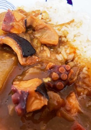 電気圧力鍋でタコ大根カレー-レシピのメイン写真