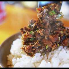 A picture of ご飯が進みすぎる「ピリ辛サバそぼろ」.
