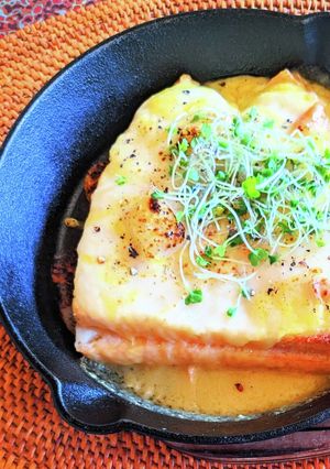 シチューで簡単クロックムッシュ-レシピのメイン写真