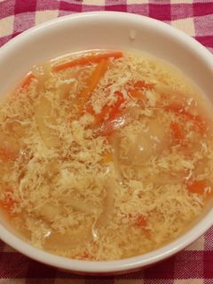 野菜とたまごのコンソメスープ-レシピのメイン写真