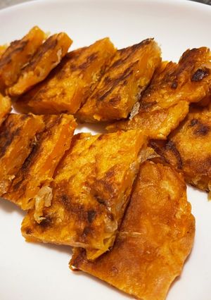 残り物の材料で！簡単キムチチーズチヂミ-レシピのメイン写真