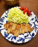 キャベツたっぷりマキシマムで豚肉のソテー