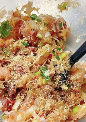 お酒が飲みたくなる鯵のなめろう-レシピのメイン写真