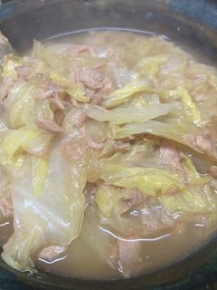かんたん白菜とツナの煮物-レシピのメイン写真