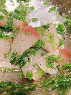 鰤と大葉のジェノベーゼ風-レシピのメイン写真