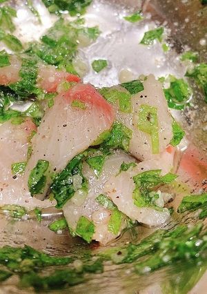 鰤と大葉のジェノベーゼ風-レシピのメイン写真