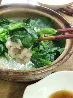 常夜鍋みたいなみぞれ鍋(おひとり様用)-レシピのメイン写真
