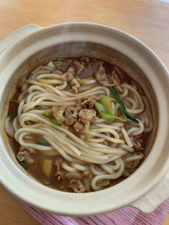 土鍋カレーうどん-レシピのメイン写真