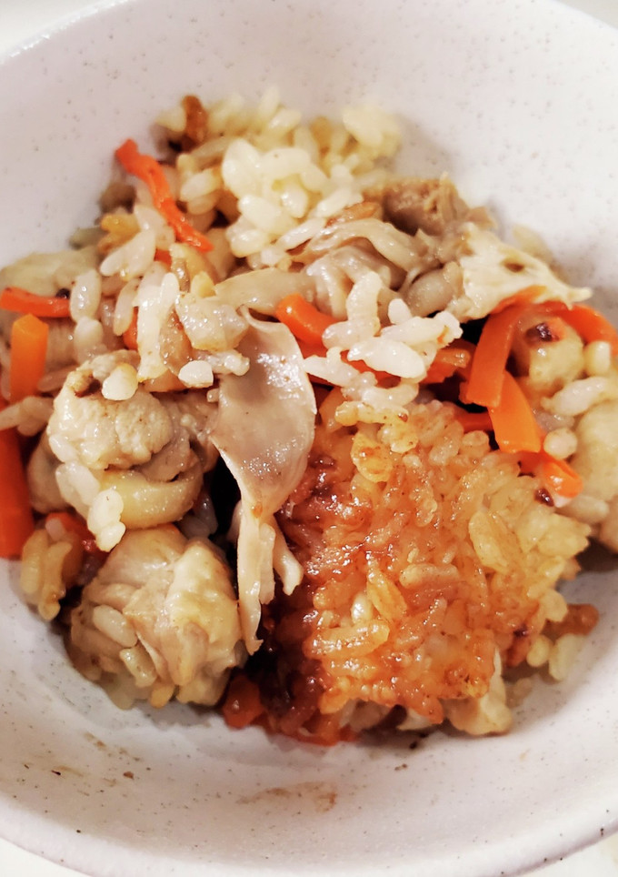 鶏肉と舞茸の炊き込みご飯-レシピのメイン写真