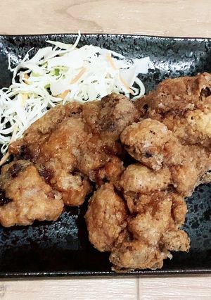 ちょっぴり甘めでジューシーな唐揚げ♪-レシピのメイン写真