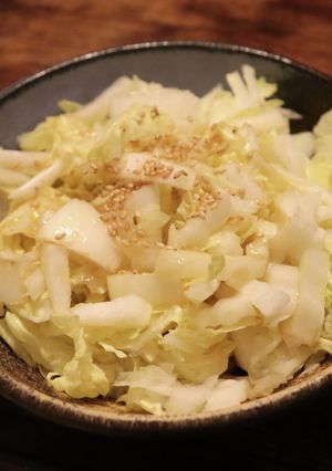 ポン酢ドレッシングの白菜サラダ　大量消費-レシピのメイン写真