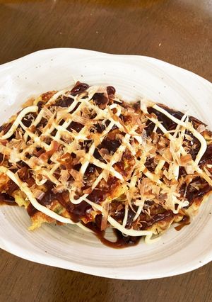 美味しい！納豆お好み焼き-レシピのメイン写真