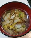 簡単！地味だが美味！白菜と塩昆布のスープ