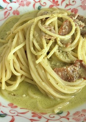 男子喜ぶ！簡単ジェノベーゼパスタ！-レシピのメイン写真