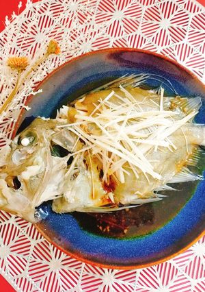 マトウダイの中華蒸し～魚の駅生地～-レシピのメイン写真