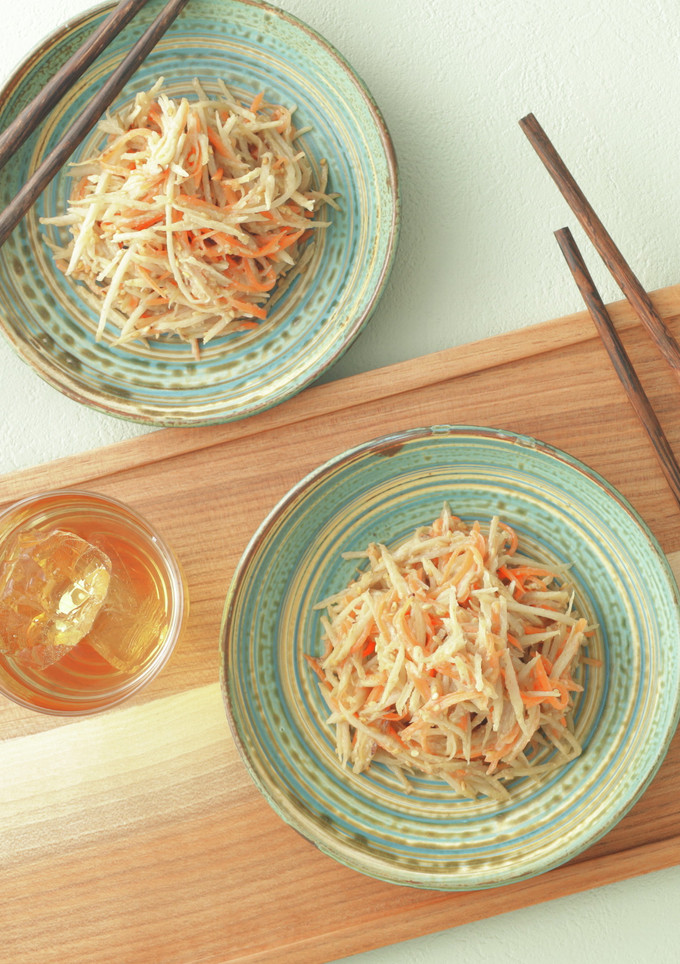 ごぼうとにんじんのごまサラダ-レシピのメイン写真