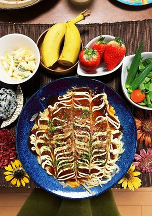 我が家の広島風お好み焼き-レシピのメイン写真