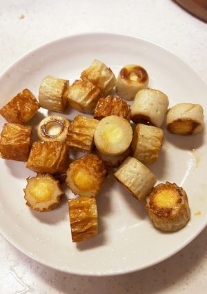 焦がし醤油の焼きチーチク-レシピのメイン写真