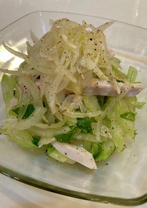 セロリサラダチキン-レシピのメイン写真