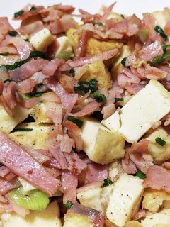 厚揚げベーコンの塩コショウ炒め-レシピのメイン写真
