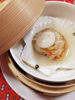蒸籠☆殻付きホタテ蒸し-レシピのメイン写真