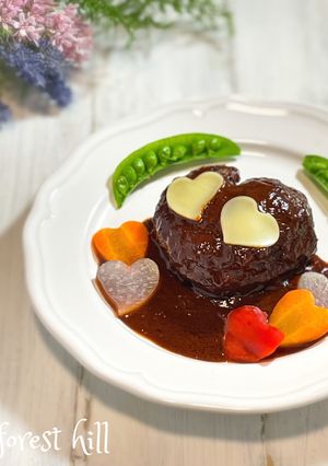 隠し味はチョコ♡煮込みハンバーグ-レシピのメイン写真