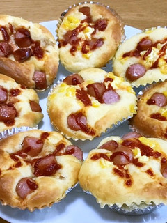 ホットケーキミックスで作るおやつパン風-レシピのメイン写真