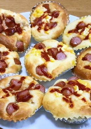 ホットケーキミックスで作るおやつパン風-レシピのメイン写真