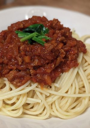 超簡単　ミートソース　ひき肉　家の調味料-レシピのメイン写真