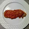 ヨウサマの減塩豚肉パプリカとトマトソース