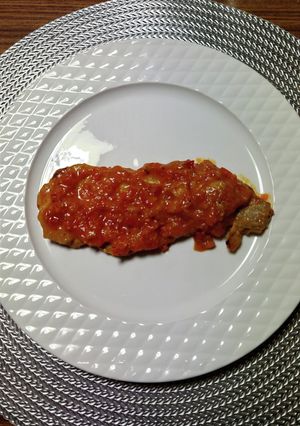 ヨウサマの減塩豚肉パプリカとトマトソース-レシピのメイン写真