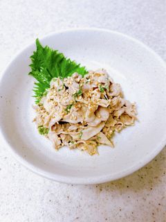 豚しゃぶの柚子胡椒マヨポン和え-レシピのメイン写真